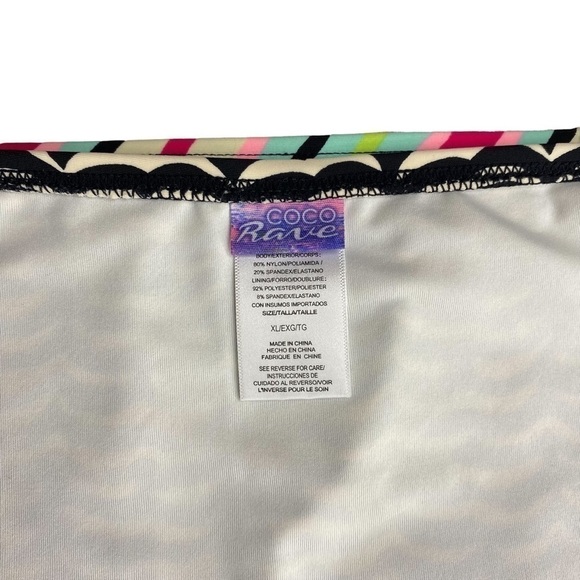 Coco Rave Multi-colored 2 for 1 Swimsuit Size: XL - Picture 7 of 9